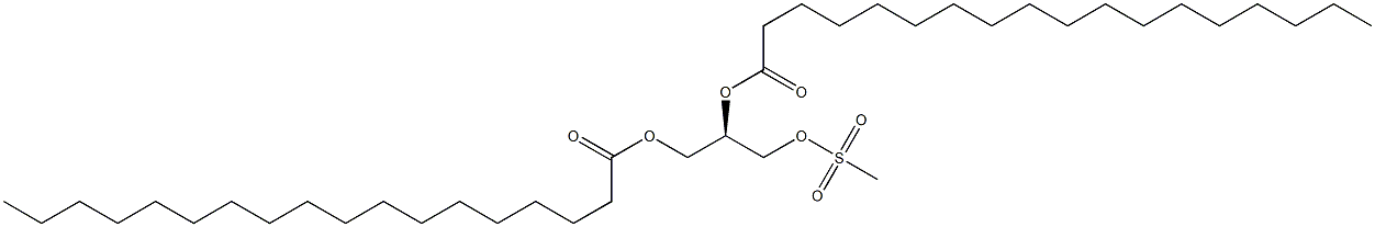 [R,(+)]-1,2,3-Propanetriol 1,2-distearate 3-methanesulfonate,,结构式