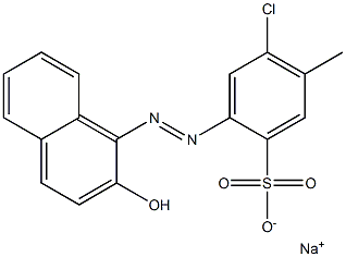  4-Chloro-2-[(2-hydroxy-1-naphtyl)azo]-5-methylbenzenesulfonic acid sodium salt