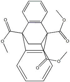 9,10-Dihydro-9,10-ethanoanthracene-9,10,11-tricarboxylic acid trimethyl ester,,结构式