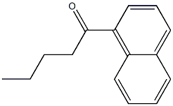 1-(1-Naphtyl)-1-pentanone Structure