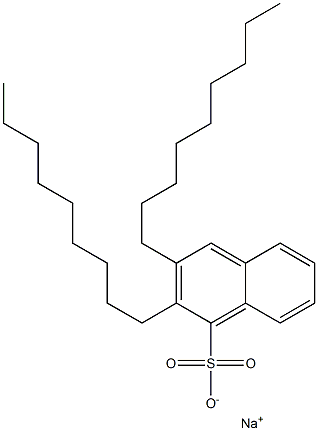 2,3-Dinonyl-1-naphthalenesulfonic acid sodium salt Structure