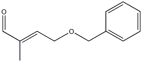 2-Methyl-4-(benzyloxy)-2-butenal Struktur