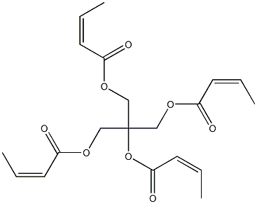 Trisisocrotonic acid 2-(isocrotonoyloxymethyl)propane-1,2,3-triyl ester