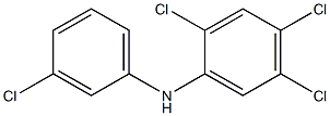 2,4,5-Trichlorophenyl 3-chlorophenylamine 结构式