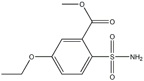 5-Ethoxy-2-sulfamoylbenzoic acid methyl ester Structure