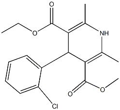 1,4-Dihydro-2,6-dimethyl-4-(2-chlorophenyl)pyridine-3,5-dicarboxylic acid 3-methyl 5-ethyl ester|