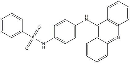 N-[4-[(Phenylsulfonyl)amino]phenyl]-9-acridinamine