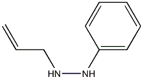 1-フェニル-2-アリルヒドラジン 化学構造式