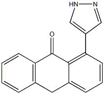 1-(1H-Pyrazol-4-yl)anthrone Structure