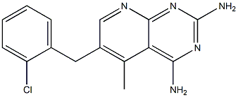 6-(2-Chlorobenzyl)-5-methylpyrido[2,3-d]pyrimidine-2,4-diamine|