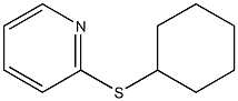 2-(Cyclohexylthio)pyridine Struktur