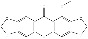 10-Methoxy-11H-bis[1,3]dioxolo[4,5-b:4',5'-i]xanthen-11-one|