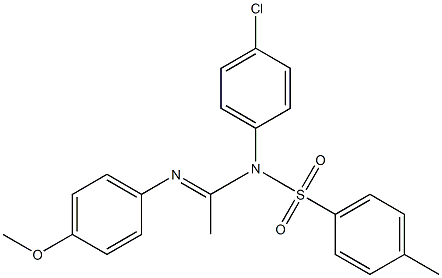 N1-Tosyl-N1-(p-chlorophenyl)-N2-(p-methoxyphenyl)acetamidine