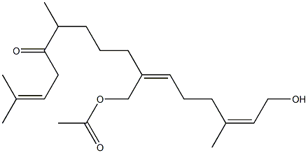 (10Z,14Z)-10-(Acetoxymethyl)-16-hydroxy-2,6,14-trimethyl-2,10,14-hexadecatrien-5-one