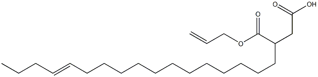 3-(13-Heptadecenyl)succinic acid 1-hydrogen 4-allyl ester,,结构式