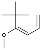 (E)-1-tert-Butyl-1-methoxy-1,3-butadiene,,结构式