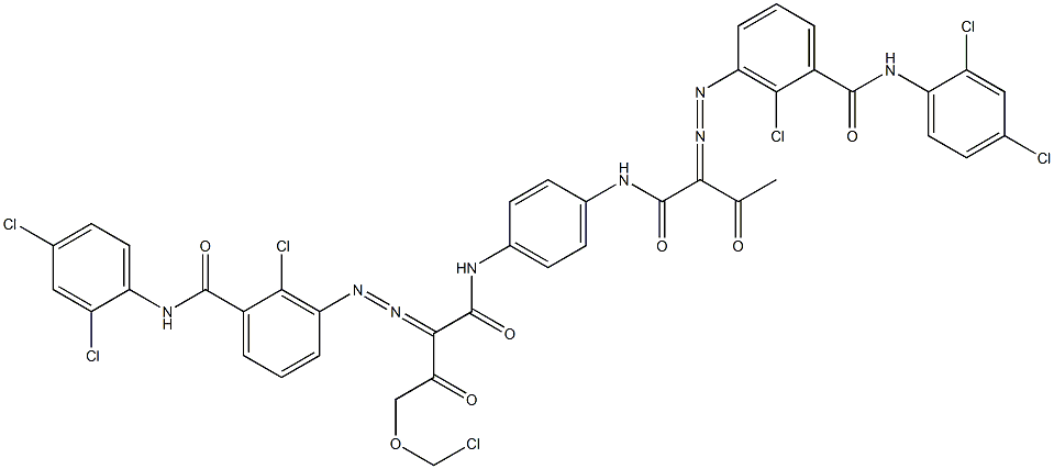 3,3'-[2-(Chloromethyloxy)-1,4-phenylenebis[iminocarbonyl(acetylmethylene)azo]]bis[N-(2,4-dichlorophenyl)-2-chlorobenzamide]