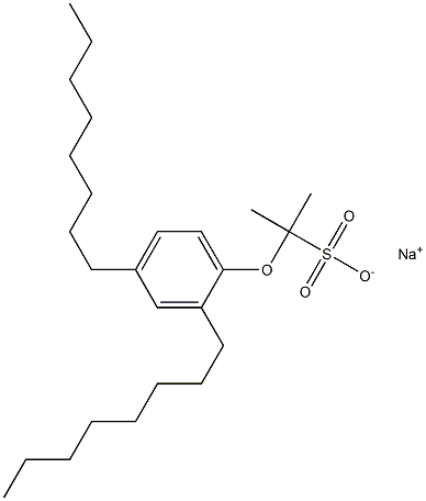 2-(2,4-Dioctylphenoxy)propane-2-sulfonic acid sodium salt