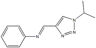 1-Isopropyl-4-[(phenylimino)methyl]-1H-1,2,3-triazole Structure