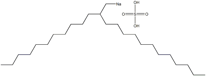 Sulfuric acid 2-undecyltetradecyl=sodium salt|