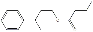 Butanoic acid 3-phenylbutyl ester,,结构式