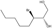 (2S,3R)-3-Bromooctane-1,2-diol,,结构式