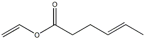 4-ヘキセン酸エテニル 化学構造式