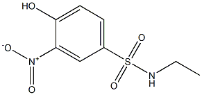 N-Ethyl-4-hydroxy-3-nitrobenzenesulfonamide 结构式