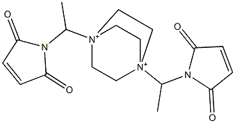  1,4-Bis[1-(2,5-dioxo-3-pyrrolin-1-yl)ethyl]-1,4-diazoniabicyclo[2.2.2]octane