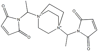 1,4-Bis[1-(2,5-dioxo-3-pyrrolin-1-yl)ethyl]-1,4-diazoniabicyclo[2.2.2]octane