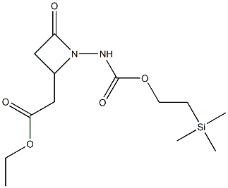 1-[2-(Trimethylsilyl)ethoxycarbonylamino]-4-oxoazetidine-2-acetic acid ethyl ester|