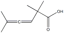 2,2,5-Trimethyl-3,4-hexadienoic acid Structure