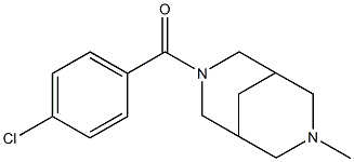 3-(4-Chlorobenzoyl)-7-methyl-3,7-diazabicyclo[3.3.1]nonane