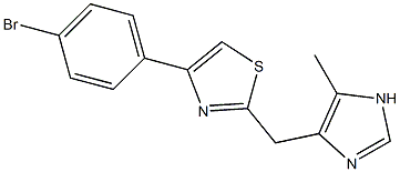  4-(4-Bromophenyl)-2-(5-methyl-1H-imidazol-4-ylmethyl)thiazole