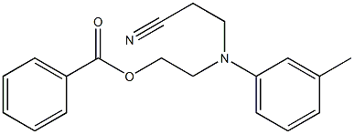 Benzoic acid 2-[N-(2-cyanoethyl)-3-methylanilino]ethyl ester