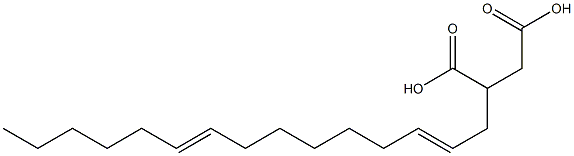 (2,9-Pentadecadienyl)succinic acid Structure