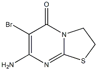 7-Amino-6-bromo-2,3-dihydro-5H-thiazolo[3,2-a]pyrimidin-5-one,,结构式