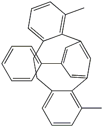 6,6''-Dimethyl-5'-phenyl-2,2''-ethano-1,1':3',1''-terbenzene 结构式