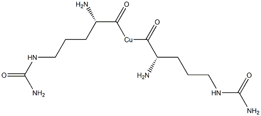  Bis[(S)-5-(carbamoylamino)-2-aminopentanoyl]copper(II)