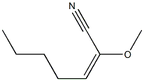 (E)-2-Methoxy-2-heptenenitrile