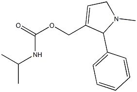  N-Isopropylcarbamic acid [(2,5-dihydro-1-methyl-2-phenyl-1H-pyrrol)-3-ylmethyl] ester