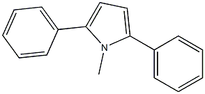 1-Methyl-2,5-diphenyl-1H-pyrrole Structure