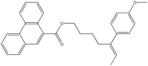 Phenanthrene-9-carboxylic acid (E)-5-(4-methoxyphenyl)-5-heptenyl ester