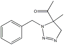 4,5-Dihydro-4-methyl-3-benzyl-4-acetyl-3H-1,2,3-triazole