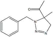 4,5-Dihydro-4-methyl-3-benzyl-4-acetyl-3H-1,2,3-triazole|