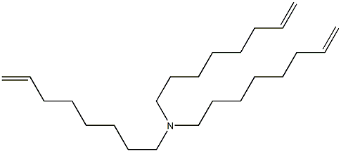 Tri(7-octenyl)amine,,结构式
