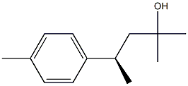 [R,(-)]-2-Methyl-4-(p-tolyl)-2-pentanol Struktur