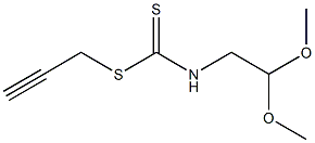 N-(2,2-Dimethoxyethyl)dithiocarbamic acid 2-propynyl ester