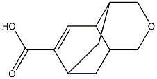 3,4,4a,7,8,8a-Hexahydro-4,7-methano-1H-2-benzopyran-6-carboxylic acid Structure