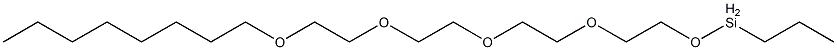 Propyl[2-[2-[2-[2-(octyloxy)ethoxy]ethoxy]ethoxy]ethoxy]silane